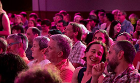 Portland Story Theater - Audience at Alberta Abbey - Photo by Mike Bodine