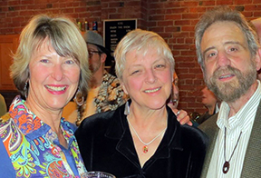 Producer Shay Knorr with Director Lynne Duddy and Narrative Artist Lawrence Howard pre-show at the Cascades Theatrical Company in Bend, Oregon